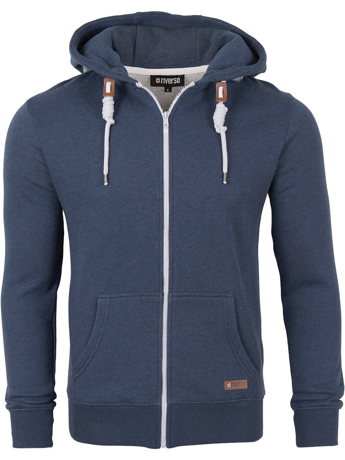 riverso Sweatjacke Herren mit Kapuze Reißverschluss Regular Fit RIVThilo
