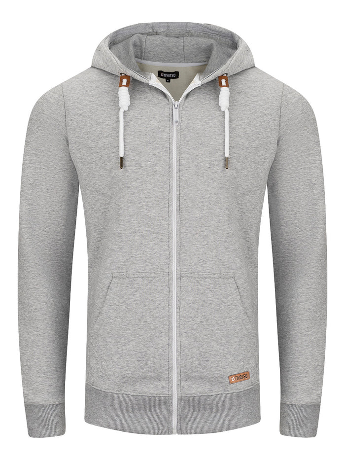 riverso Sweatjacke Herren mit Kapuze Reißverschluss Regular Fit RIVThilo