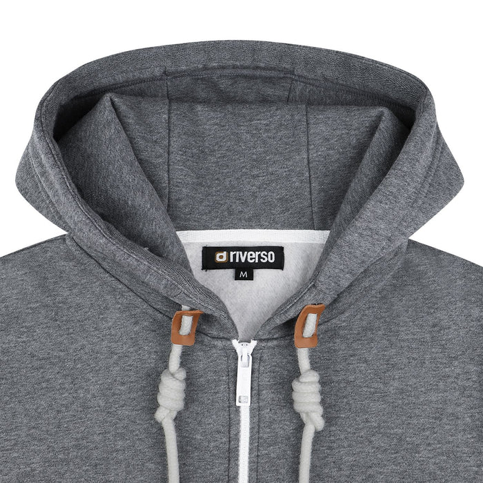 riverso Sweatjacke Herren mit Kapuze Reißverschluss Regular Fit RIVThilo