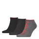 Grey Melange/Red 005