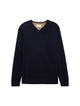Knitted Navy Melange 13160