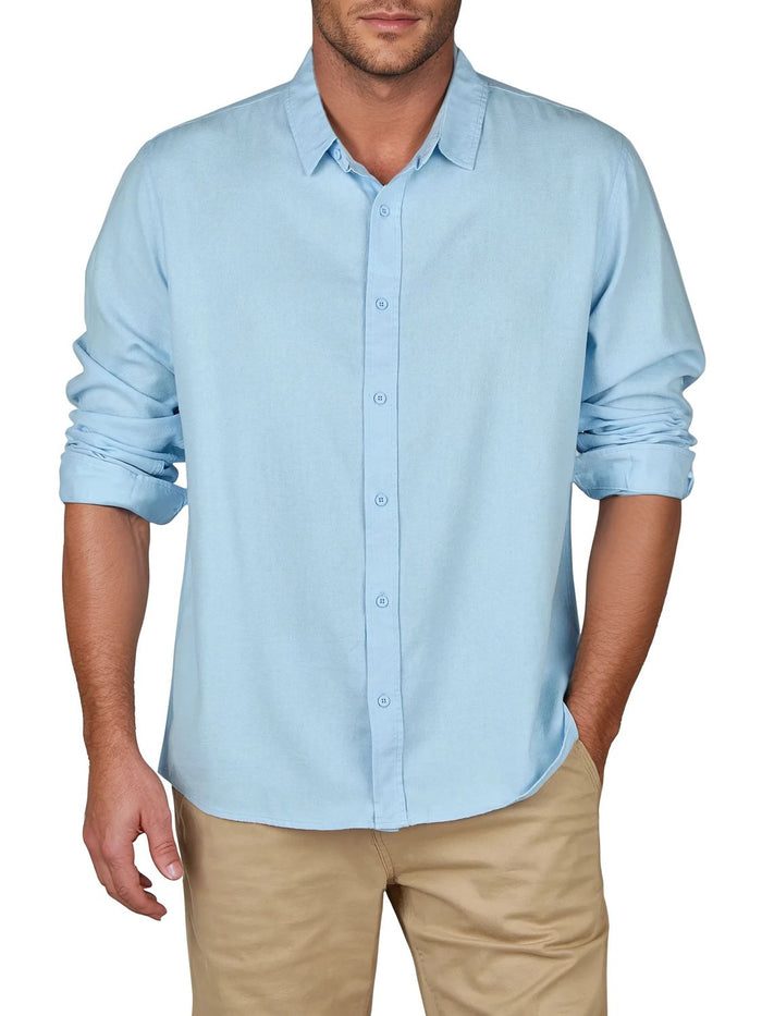 riverso Leinenhemd Herren Langarm Regular Fit RIVFabrizio