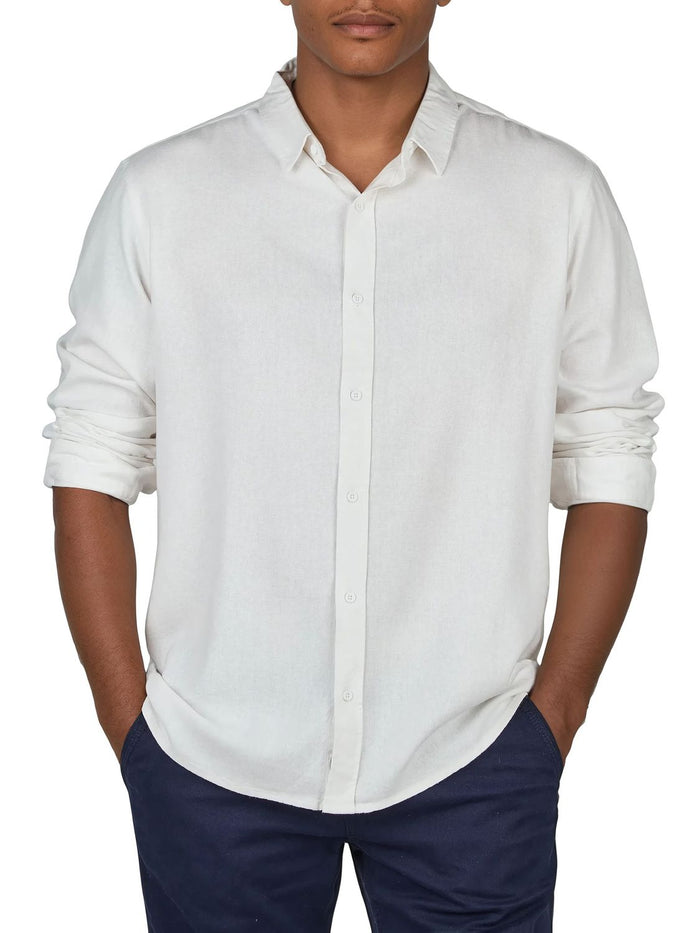 riverso Leinenhemd Herren Langarm Regular Fit RIVFabrizio