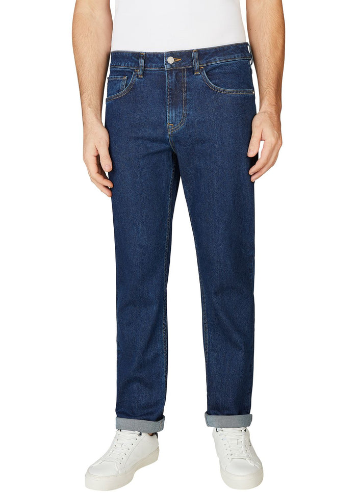 Pepe Jeans Herren Jeans STRAIGHT JEANS CASH - Regular Fit - Blau