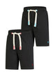 Black-Cherry Red / Black-Tropical Turquoise