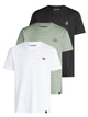 Pack 3 (White, Iceberg Green, Black)