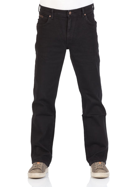 Wrangler Heren Jeans Regular Fit Texas Stretch Broek Authentic Straight Jeansbroek Denim Katoen Zwart Blauw Grijs w28 w29 w30 w31 w32 w33 w34 w36 w38 w40 w42 w44, Black Overdye., 42W Wrangler Heren Jeans Regular Fit Texas Stretch Broek Authentic Straight Jeansbroek Denim Katoen Zwart Blauw Grijs w28 w29 w30 w31 w32 w33 w34 w36 w38 w40 w42 w44, Black Overdye., 42W
