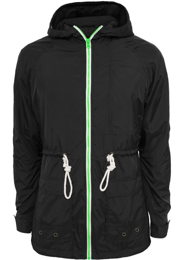 Urban Classics Herren Long Nylon Windbreaker