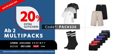 20% auf Multipacks