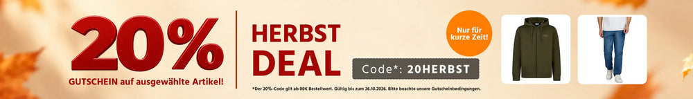 Herbst Deals: 20% extra!