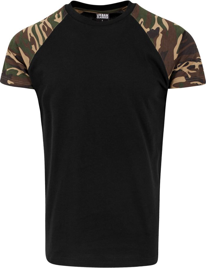 Urban Classics Herren Raglan Contrast T-Shirt