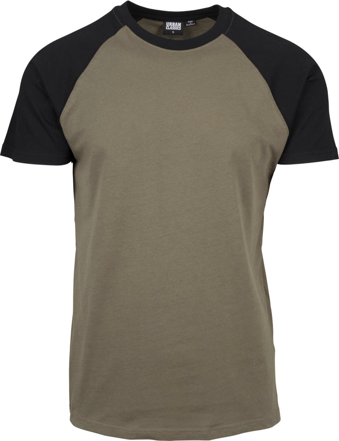 Urban Classics Herren Raglan Contrast T-Shirt