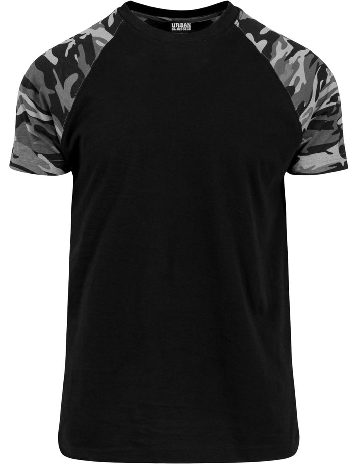 Urban Classics Herren Raglan Contrast T-Shirt