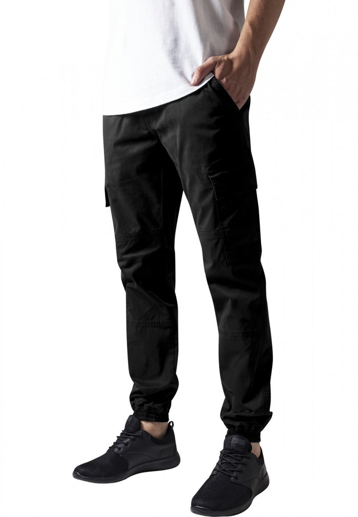 Urban Classics Herren Sweatpants WASHED CARGO TWILL