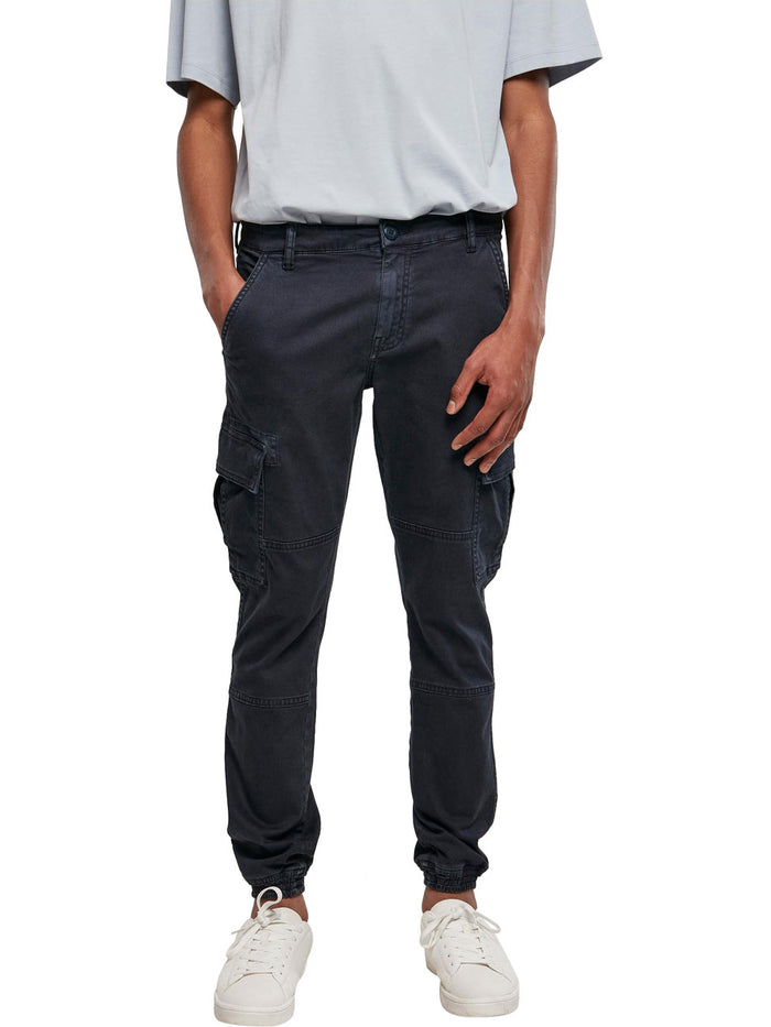 Urban Classics Herren Sweatpants WASHED CARGO TWILL