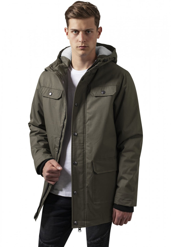 Urban Classics Herren Jacke Heavy Cotton Parka