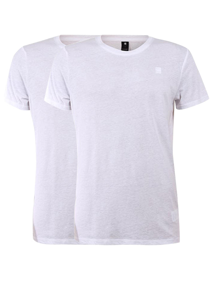 G-Star Herren Basic T-Shirt Rundhals 2er Pack