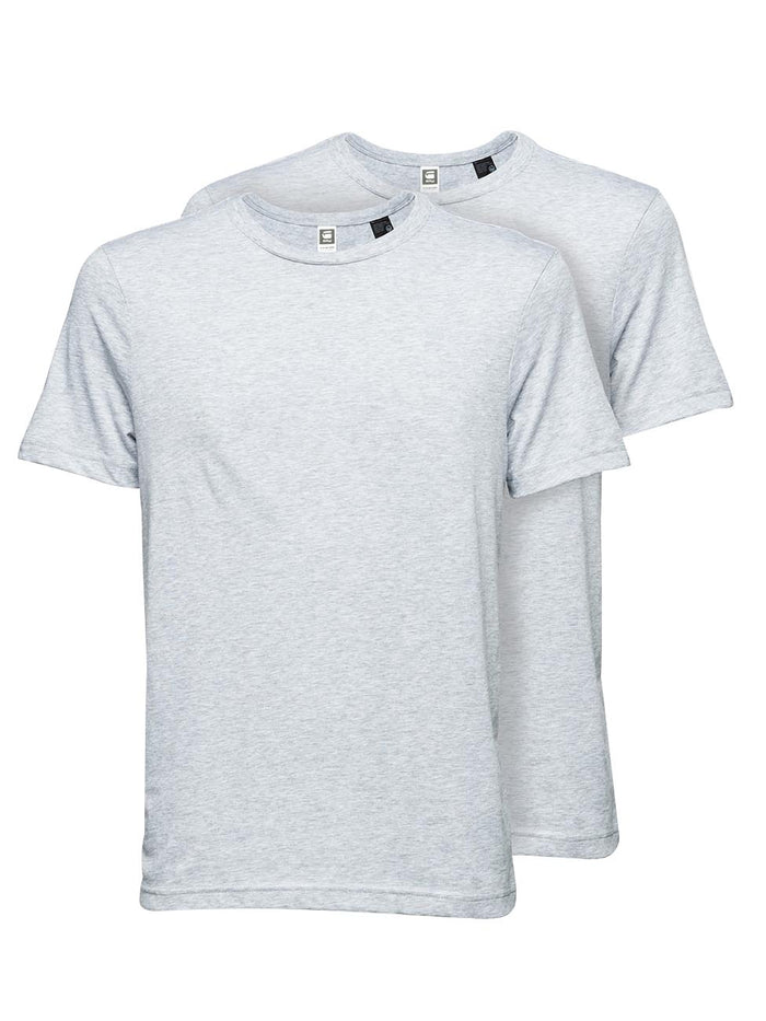 G-Star Herren Basic T-Shirt Rundhals 2er Pack