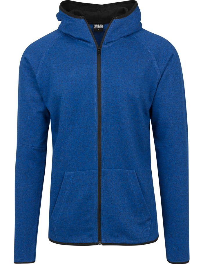 Urban Classics Herren Sweatjacket Active Melange Zip Hoody