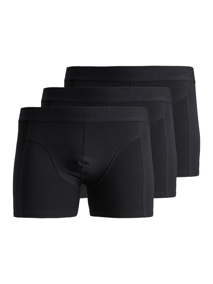 Jack & Jones Herren Boxershort JACWAISTBAND TRUNKS - 3er Pack