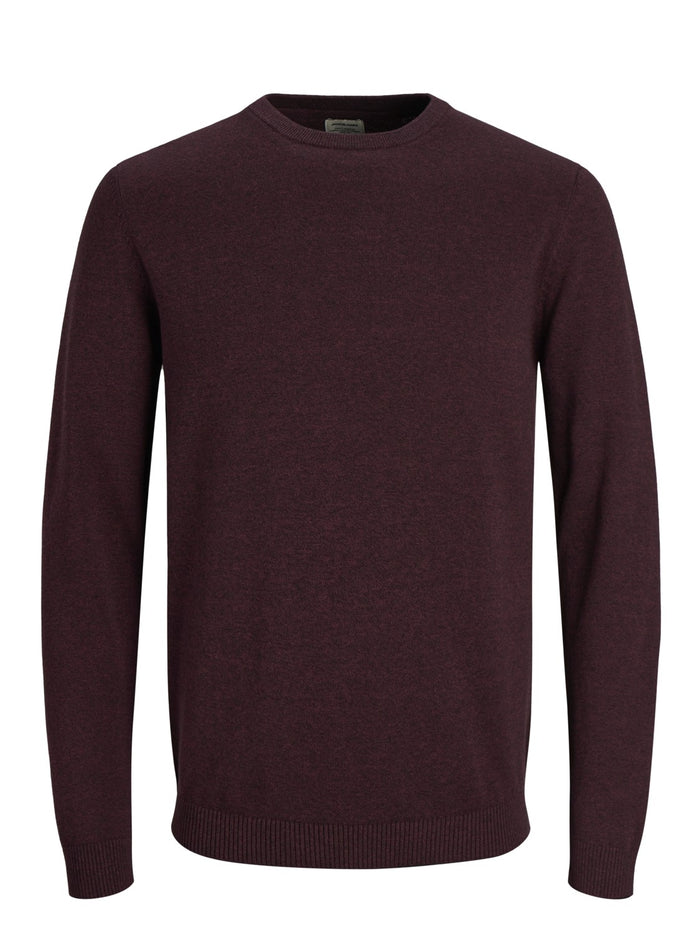 Jack & Jones Herren Pullover JJEBASIC KNIT CREW NECK