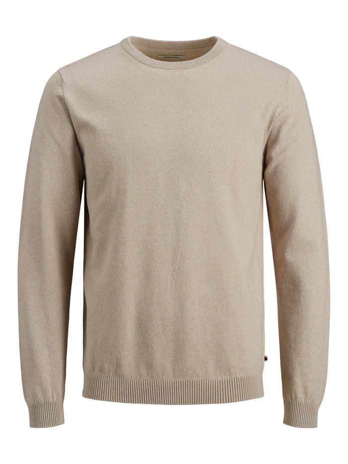 Jack & Jones Herren Pullover JJEBASIC KNIT CREW NECK
