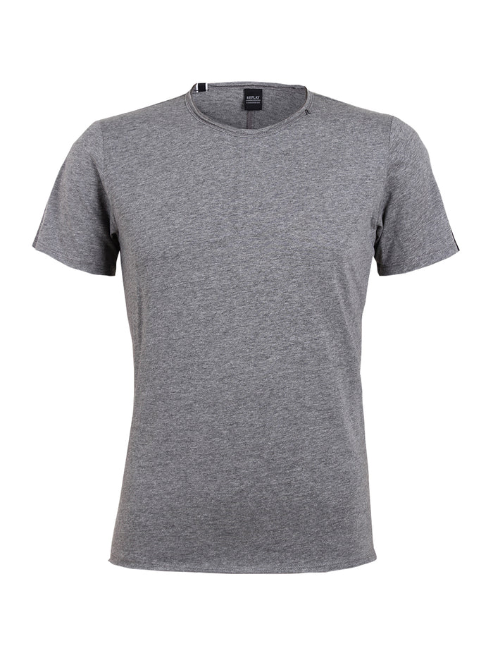 Replay Herren T-Shirt Basic Jersey Crew Neck