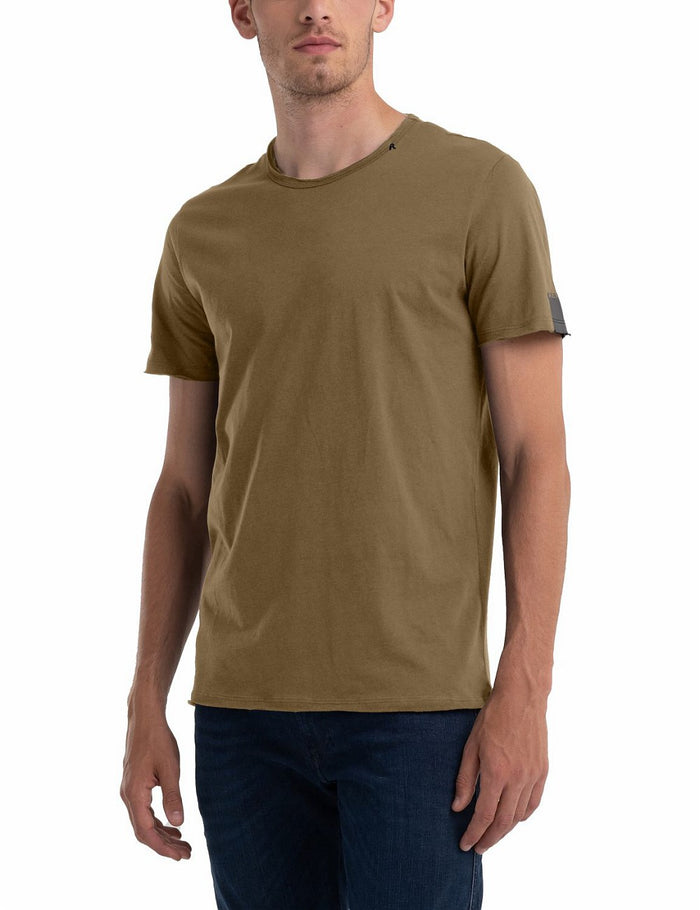 Replay Herren T-Shirt Basic Jersey Crew Neck