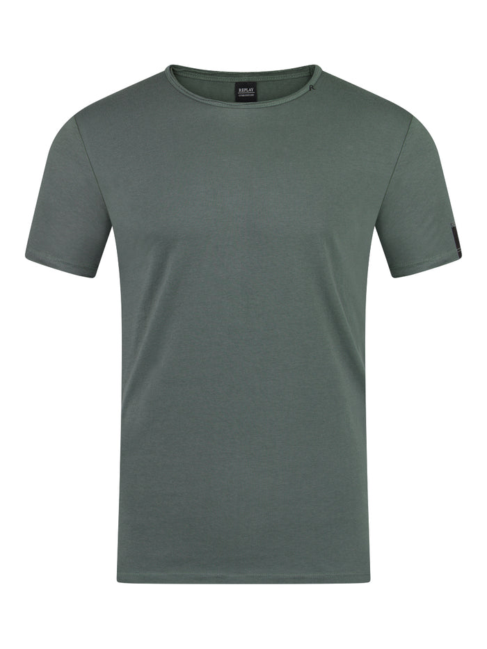 Replay Herren T-Shirt Basic Jersey Crew Neck