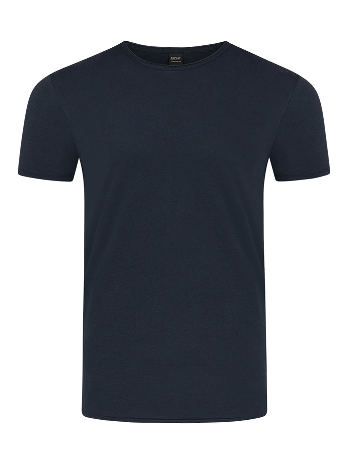 Replay Herren T-Shirt Basic Jersey Crew Neck