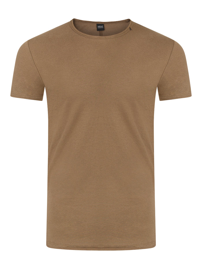 Replay Herren T-Shirt Basic Jersey Crew Neck
