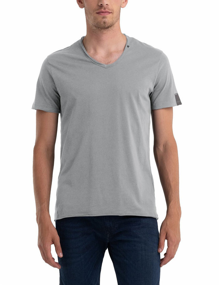 Replay Herren T-Shirt Basic Jersey V- Neck