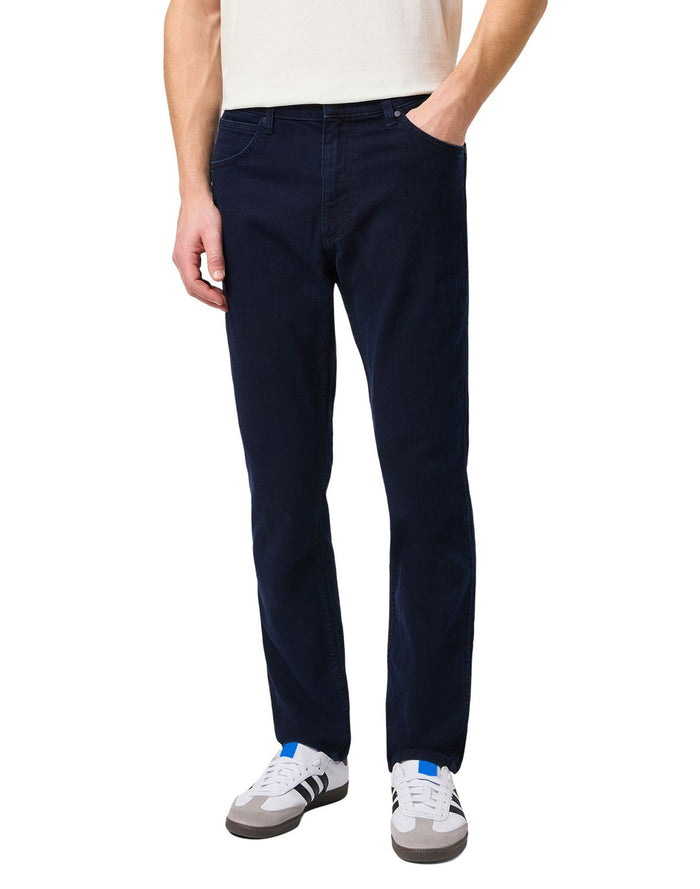 Wrangler Herren Jeans Greensboro - Regular Fit - Blau - Black Back