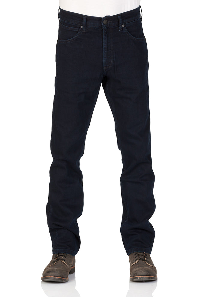Wrangler Herren Jeans Greensboro - Regular Fit - Blau - Black Back