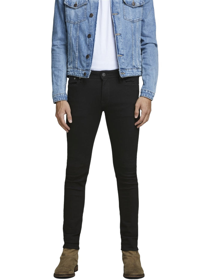 Jack & Jones Herren Jeans JJILIAM JJORIGINAL AM 009 50 SPS - Schwarz - Black Denim