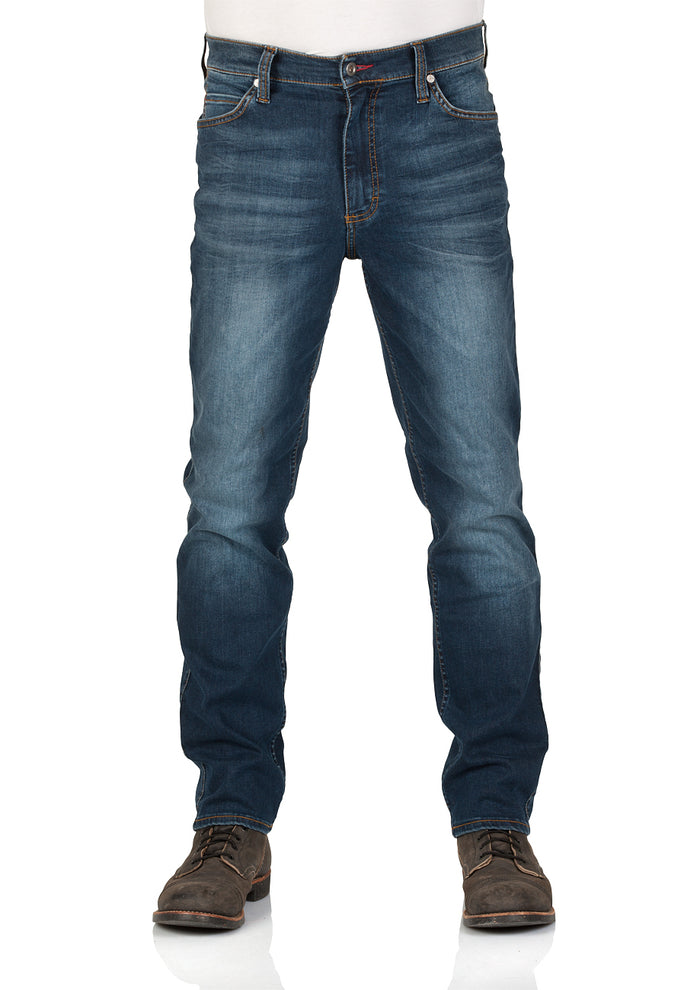 Mustang Herren Jeans Tramper - Tapered Fit - Blau - Denim Blue