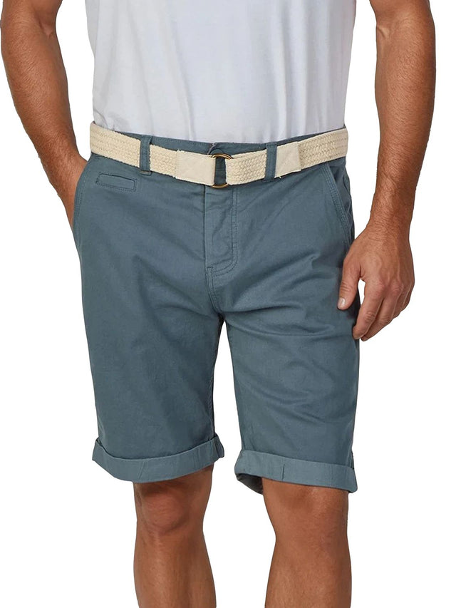 riverso Kurze Hosen Herren Sommer Chino Shorts mit Gürtel Regular Fit RIVHenry