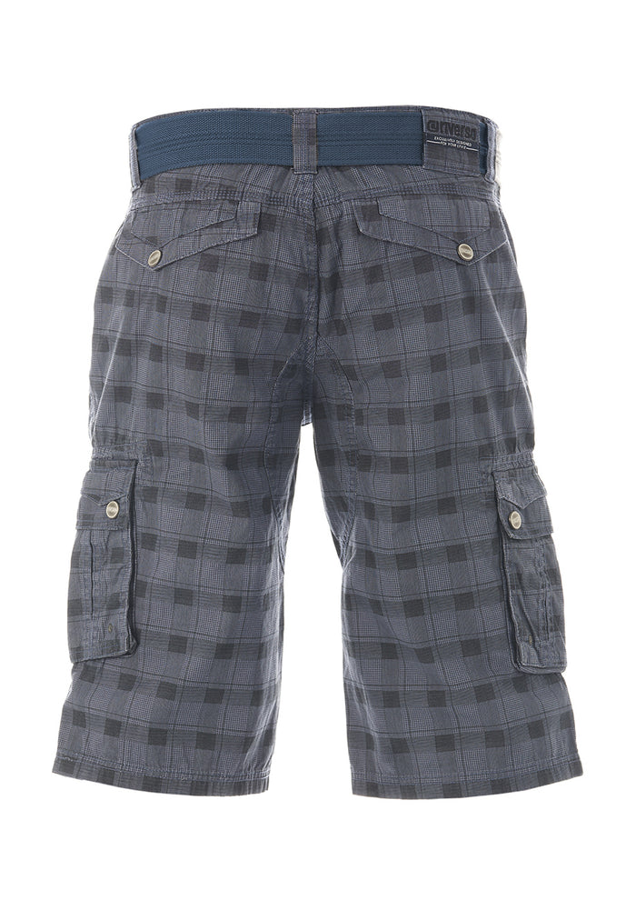 riverso Kurze Hosen Herren Cargo Shorts mit Gürtel Regular Fit RIVAnton