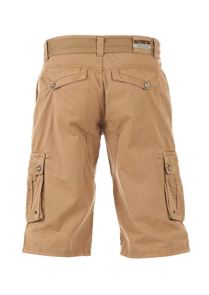 riverso Kurze Hosen Herren Cargo Shorts mit Gürtel Regular Fit RIVAnton