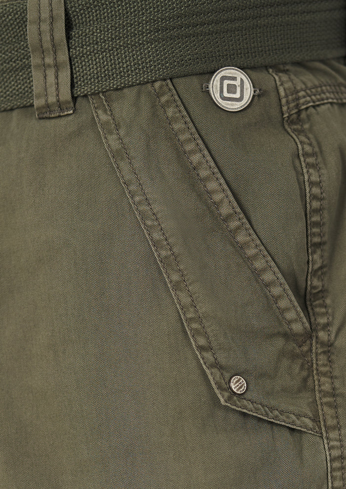riverso Kurze Hosen Herren Cargo Shorts mit Gürtel Regular Fit RIVAnton