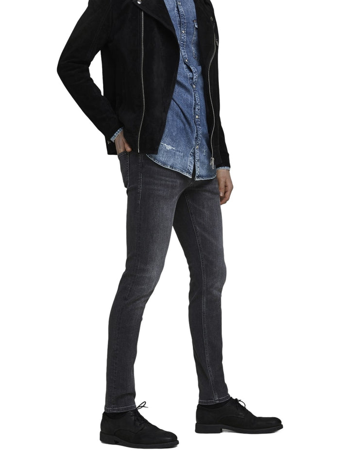 Jack & Jones Herren Jeans JJIGLENN JJORIGINAL AM 817  -  Slim Fit - Schwarz - Black Denim
