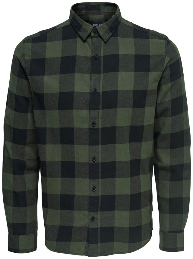 Only & Sons Herren Freizeithemd ONSGUDMUND LS CHECKED SHIRT