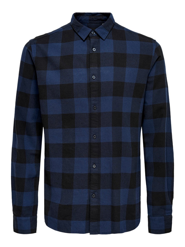 Only & Sons Herren Freizeithemd ONSGUDMUND LS CHECKED SHIRT