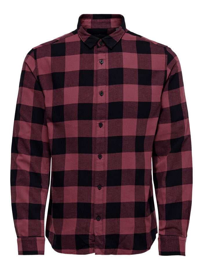 Only & Sons Herren Freizeithemd ONSGUDMUND LS CHECKED SHIRT