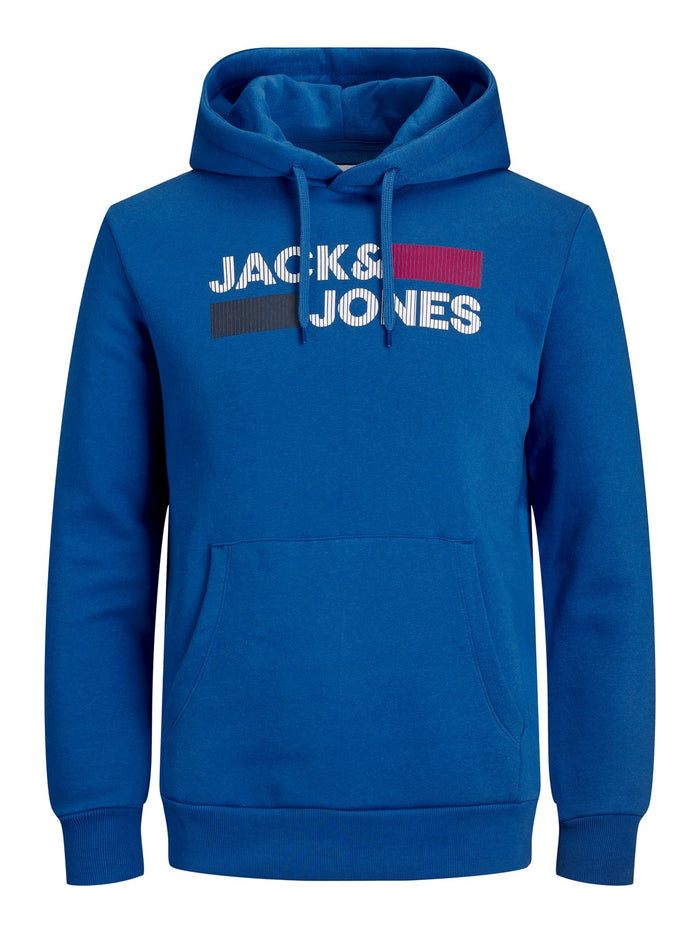 Jack & Jones Herren Hoodie Kapuzenpullover Pullover JJECORP