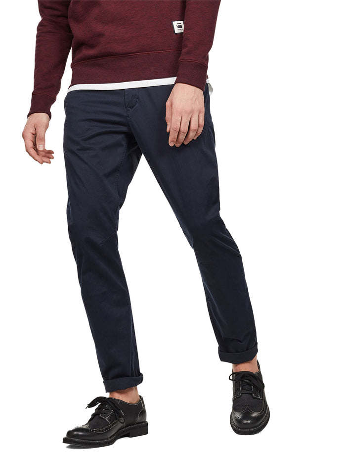 G-Star Herren Chino Hose Vetar - Slim Fit  - Blau - Mazarine Blue