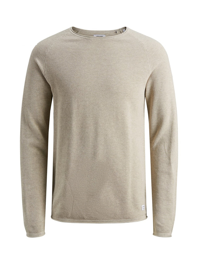Jack & Jones Herren Sweater Pullover mit Rundhals Ausschnitt JJEHILL