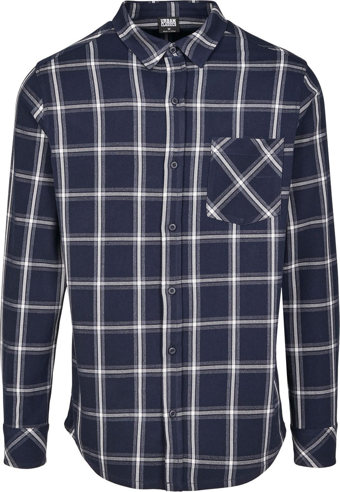 Urban Classics Herren Freizeithemd Holzfäller Kariert Basic Check Shirt