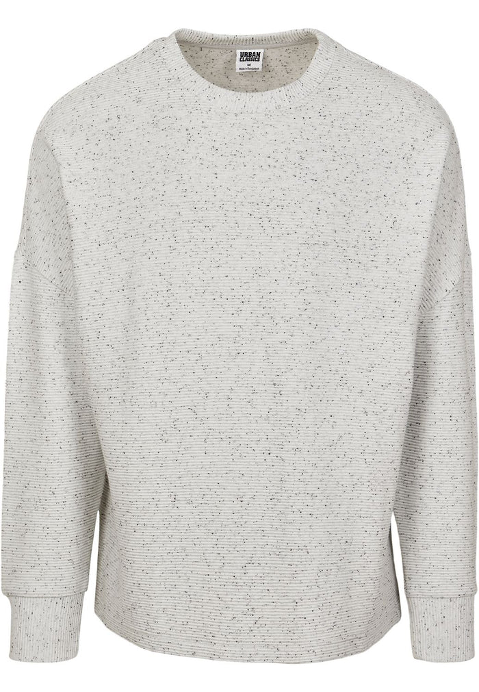 Urban Classics Herren Rundhals Pullover Cut On Sleeve Naps Interlock Crew