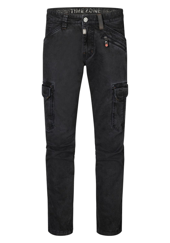 TIMEZONE Herren Cargo Hose BenTZ - Regular Fit - Schwarz - Caviar Black